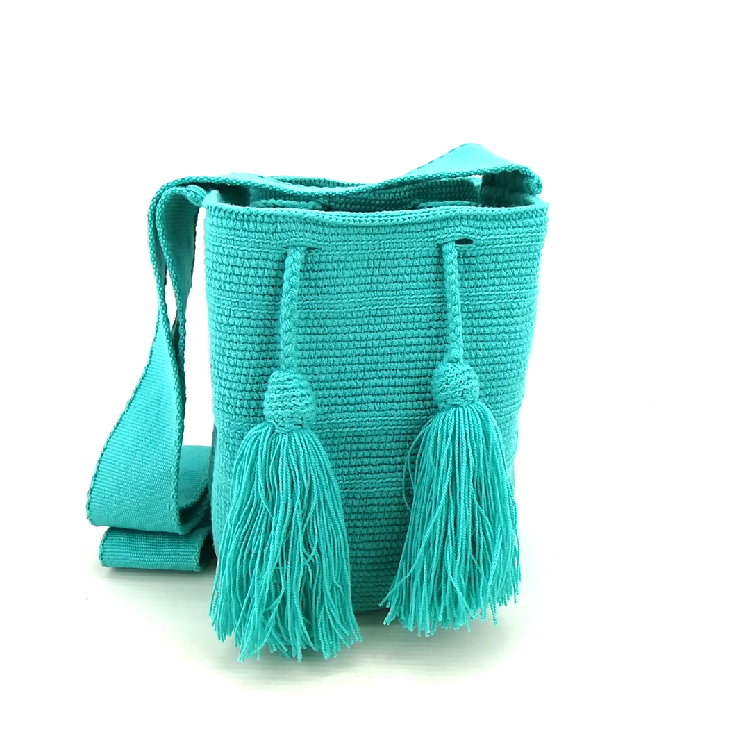 Wayuu Bag - Popular 2T - Solid - Medium - FIO0177